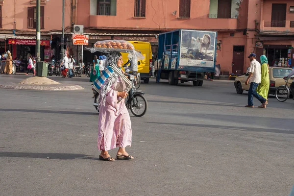 Marrakech Morocco Circa Wrzesień 2014 Ulice Marrakeszu Około Września 2014 — Zdjęcie stockowe