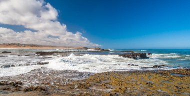 OUALIDIA, MOROCCO - CIRCA EPTEMBER 2014: Oualidia 'nın Eylül 2014' te Oualidia 'da görülmesi.