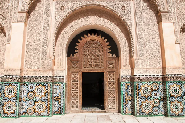 Marrakech Marruecos Circa Septiembre 2014 Ben Youssef Madrasa Circa Septiembre —  Fotos de Stock