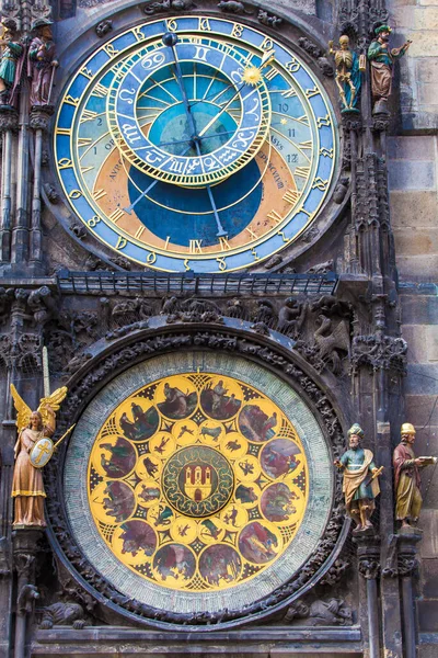 Vista Del Reloj Astronómico Praga — Foto de Stock