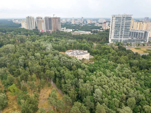 Ciudad Kiev Vista Aérea Del Dron — Foto de Stock