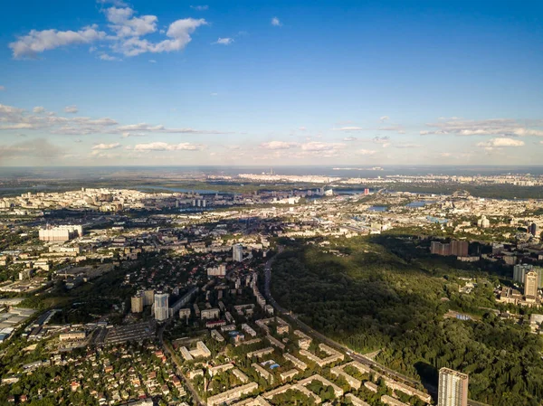 Hava Şehri Manzarası Hava Kyiv — Stok fotoğraf