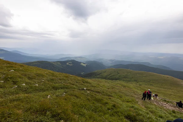 Mountain Landscape Ukrainian Carpathians Summer — Stockfoto