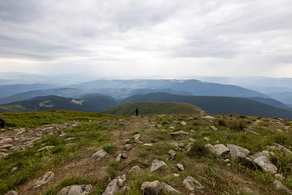 Panorama Hoverla Peak Ukrainian Carpathians — Stockfoto