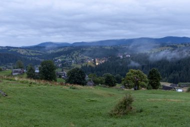 Ukrayna Karpatları 'ndaki Alp yerleşkesi