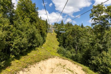 Ukrayna Karpatlar dağ manzarası