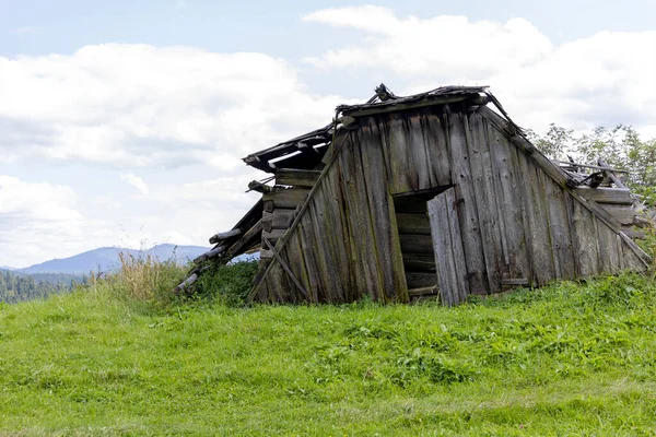 Edifici Insediamento Nei Carpazi Montuosi — Foto Stock