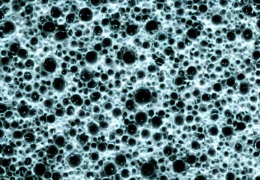 Birçok virüs vücudunun tasviri, detaylı makro görünüm.