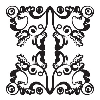 vektör çiçekli dekor.