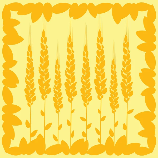 Абстрактная желтая пшеница Лицензионные Стоковые Векторы