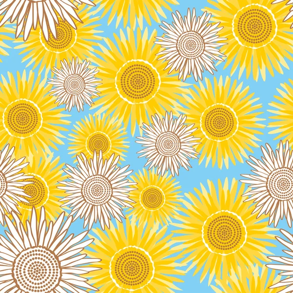 Floral seamless pattern — Stock Vector