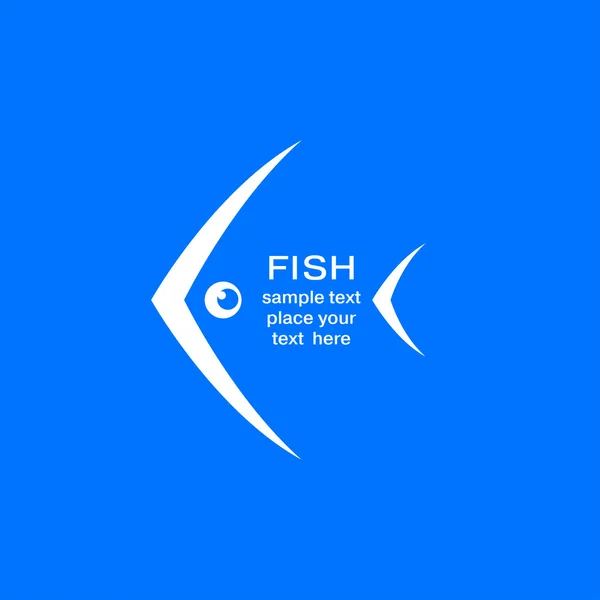 Ikona ryb — Wektor stockowy