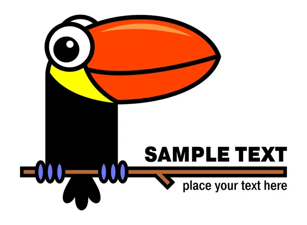 Toucan pictogram — Stockvector