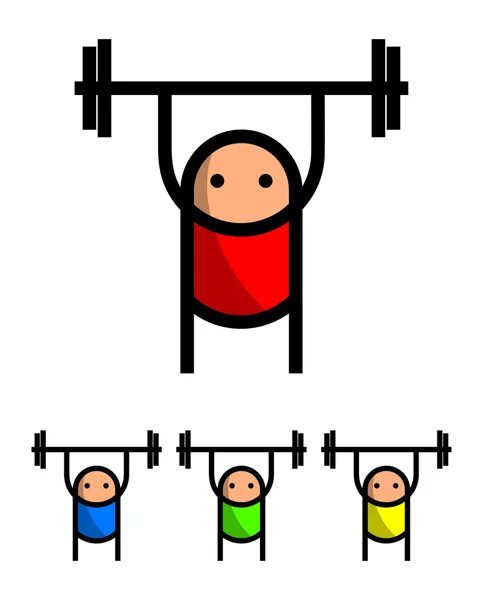 Levantamento de peso —  Vetores de Stock