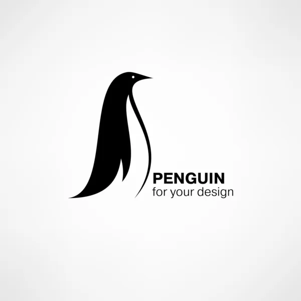 Pinguin-Ikone — Stockvektor