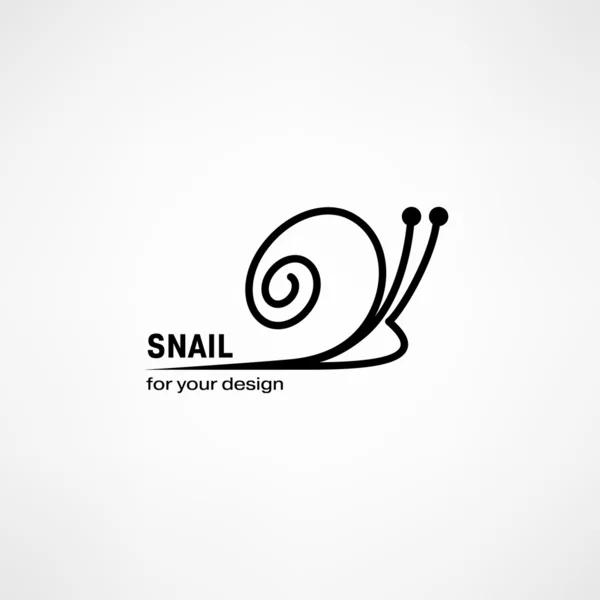 Icône d'escargot — Image vectorielle