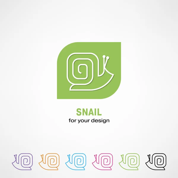 Snail icon — Stock Vector