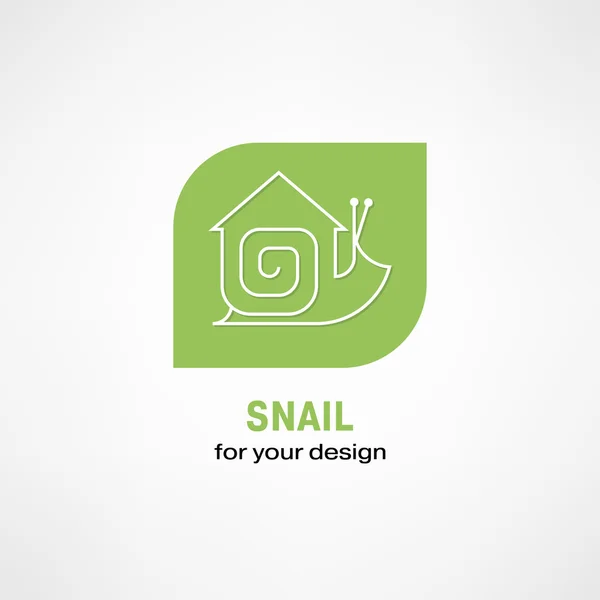 Snail icon — Stock Vector