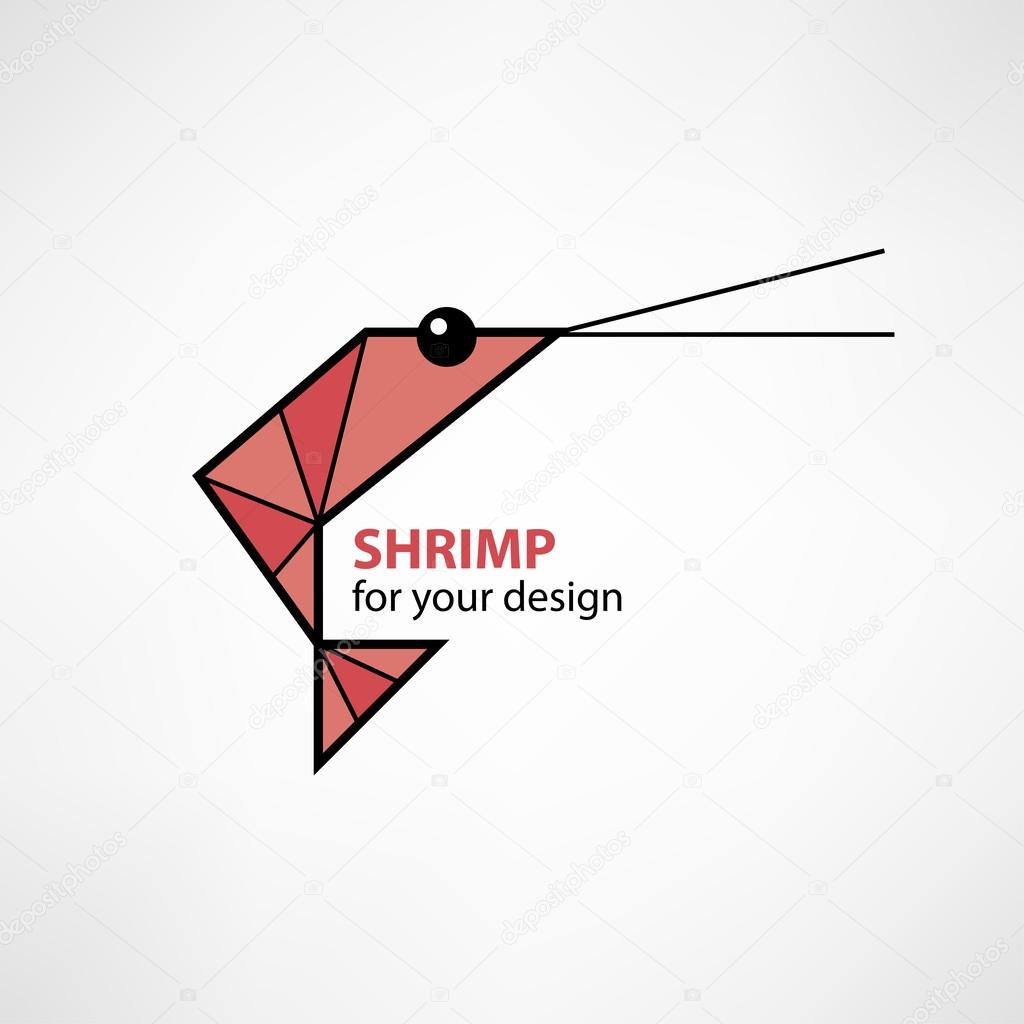 Cartoon shrimp