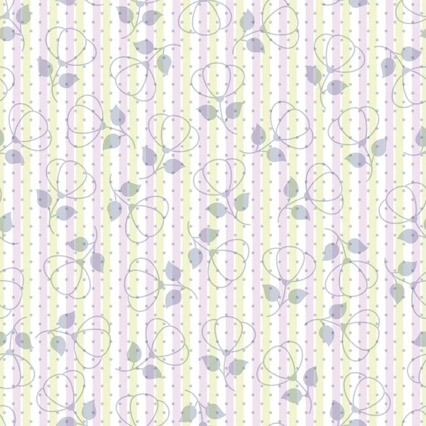 Motif floral sans couture — Image vectorielle