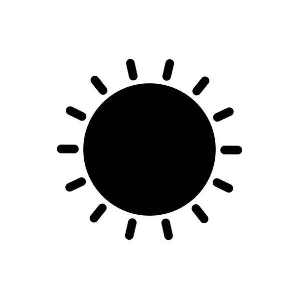 太陽のアイコン ウェブデザインのためのサン サンベクトルイラスト — ストックベクタ