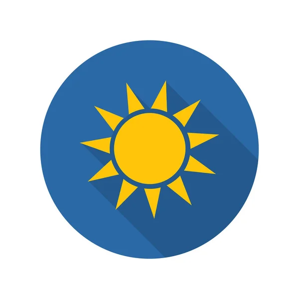 Icono Del Sol Logotipo Del Sol Para Diseño Web Sol — Archivo Imágenes Vectoriales