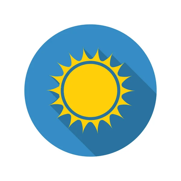 Icona Del Sole Logo Sole Web Design Sole Illustrazione Vettoriale — Vettoriale Stock