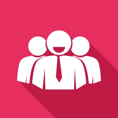 Kullanıcı grup simgesi. Yönetim İş Takımı konsepti. Müşteri ikonu. vektör