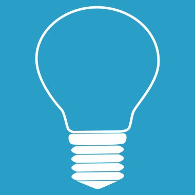 Metin için boş alanla birlikte yaratıcı ampul. vektör illüzyonu