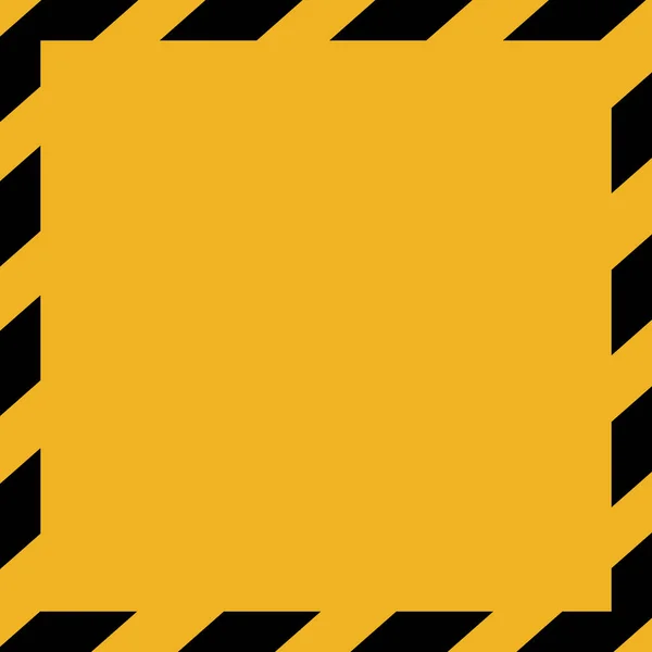 Warning Background Warning Sign Black Grunge Emblem Vector Illustration — Stock Vector