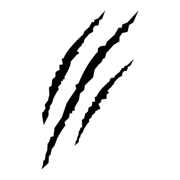 Pençe simgesini beyaz arkaplanda izole et. pençe vektörü 