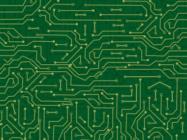 Elektronik devre kartı. Teknoloji arka plan devre kartı dokusu. vektör 