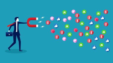 Dev bir mıknatısı olan bir iş adamı. Cazip. Dikkat çek ya da iyi niyet göster