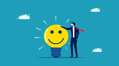 İyimserlik mi, olumlu düşünce mi? Mutluluk ve üzüntüyü dengelemek. iş kavramı