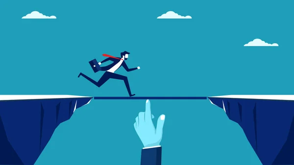 Risk kontrolü. İş konusunda yardım ya da danışmanlık. iş konsepti vektörü 