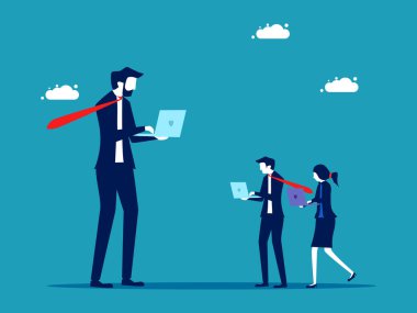 Liderler ve astlar takım olarak birlikte çalışırlar. Görev vektörü hakkında tavsiye vermek