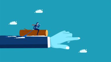 İşinin yönüne odaklan. Bir işadamı kararlılık vektörüyle ilerler.