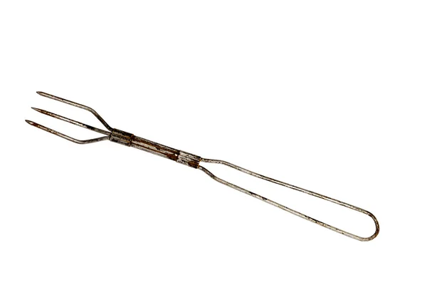 仿古式的电线肉叉 — 图库照片