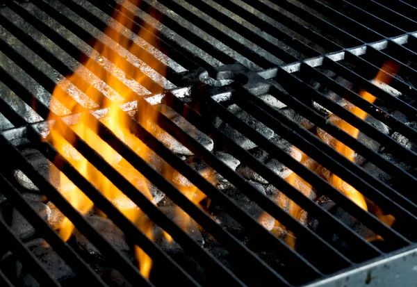 Grill flames — Stock Photo, Image