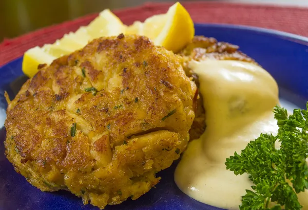 Crab cakes — Stock Photo, Image