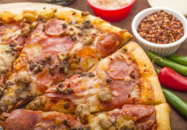 İtalyan pizzası.