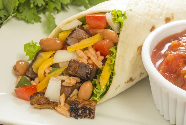 Beef burrito — Stock Photo, Image