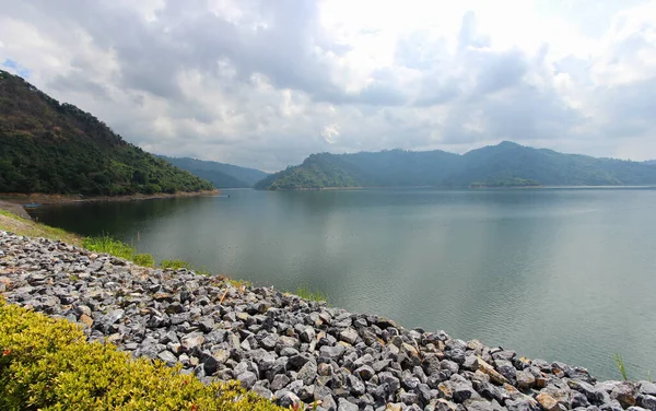 Província Nakhon Nayok Paraíso Natural Rochas Lago Colinas Vista — Fotografia de Stock