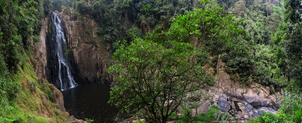 Giungla Cascata Haew Narok Panorama Thailandia Fondo Naturale Paradiso — Foto Stock