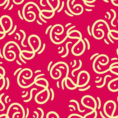 sarı kırmızı menekşe soyut kusursuz desensiz yaratıcı vintage tasarım arka plan illüstrasyonu
