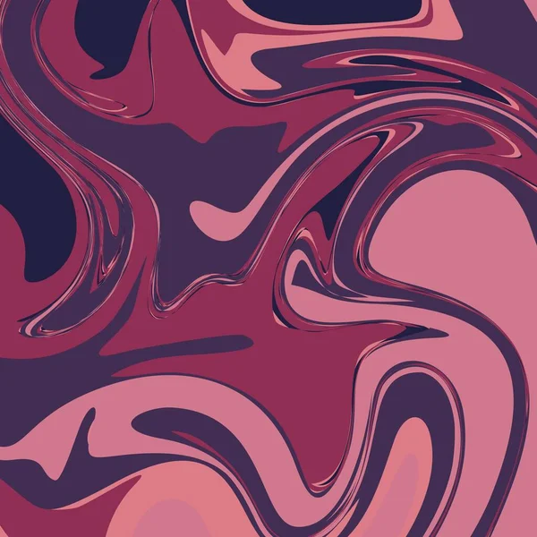 紫の色サイケデリック流体芸術抽象的背景概念図ベクトル図 — ストックベクタ