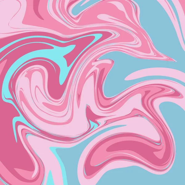 Roze Violet Paars Blauw Kleur Psychedelische Vloeistof Kunst Abstracte Achtergrond — Stockvector