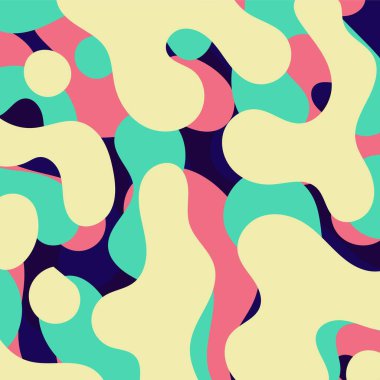 sarı yeşil kırmızı renk sıvı sanat soyut arkaplan tasarım vektör çizimi