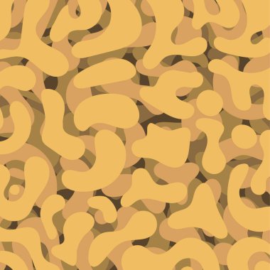 sarı kahverengi renk sıvı sanat soyut arkaplan konsept tasarım vektör çizimi