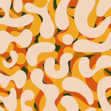 turuncu yeşil renk sıvı sanat soyut arka plan konsept tasarım vektör çizimi